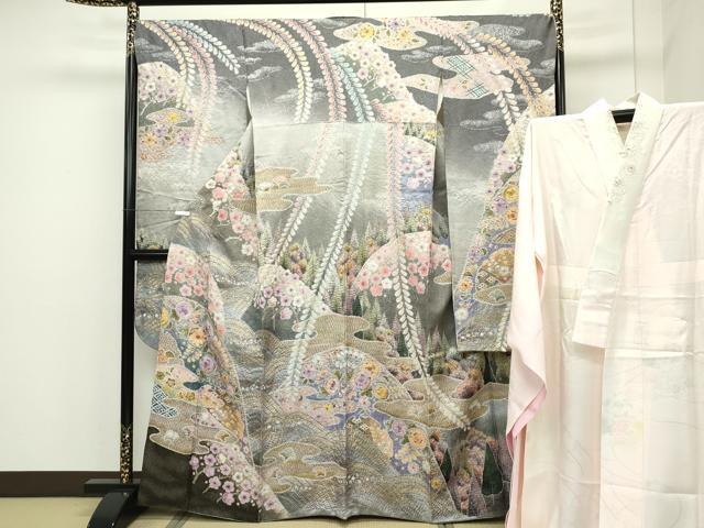 楽天市場】翠山工房 辻が花絞り(着物|和服):レディース 楽天市場】翠山工房 辻が花絞り(着物|和服):レディース