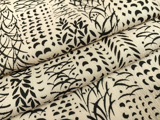 平和屋着物●上質な小紋　草木文　正絹　逸品　AABF8755ph