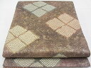 平和屋着物■六通柄袋帯 鹿の子菱文 金糸 逸品 n-kv2223(4)