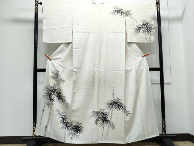 平和屋着物∴夏物　浴衣　笹竹文　金彩　綿麻　逸品　CABE8938ng 平和屋着物∴夏物 浴衣 笹竹文 金彩 綿麻 逸品 CABE8938ng - メルカリ