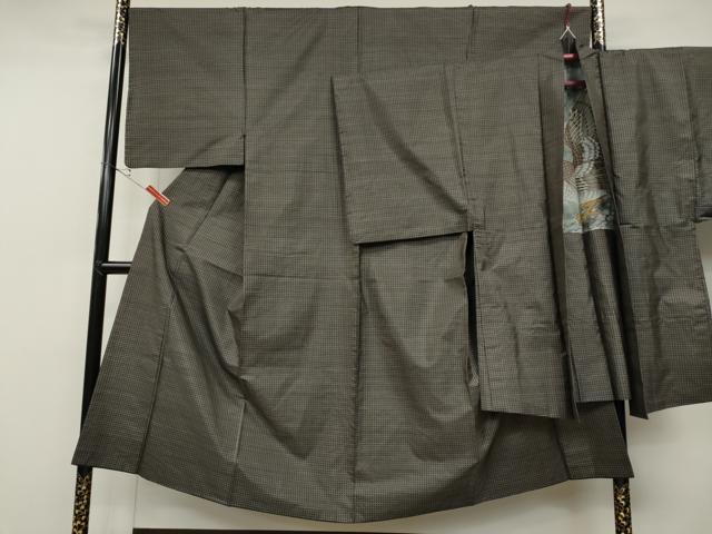 ■■■　サイズ　■■■ 【着物】 身丈 145cm（肩から） 裄丈 67.5cm 袖丈 50cm　縫込み 4cm 袖幅 34cm 前幅 28cm 後幅 32cm 着物縫いこみ 内揚げ 5cm 裄 お袖側 約1cm　身頃側 約0cm 【羽織】...