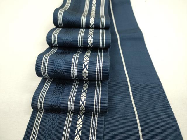 平和屋着物◎男性 本場筑前博多織 角帯 献上 正絹 逸品 DAAY6124ea