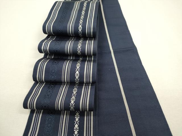 平和屋着物◎男性 本場筑前博多織 角帯 献上 正絹 逸品 DAAY6127ea