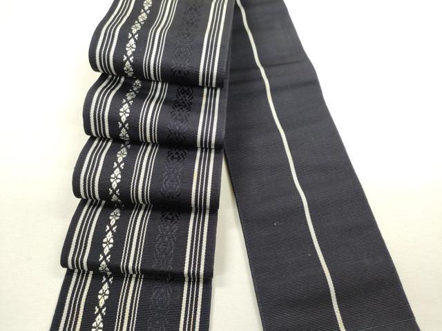 平和屋着物◎男性 本場筑前博多織 角帯 献上 証紙付き 正絹 逸品 DAAY6133ea