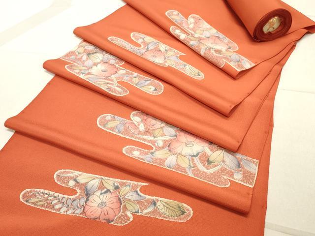 平和屋着物▼羽織・コート　反物　羽尺　辻が花　逸品　未使用　DAAW2447zy