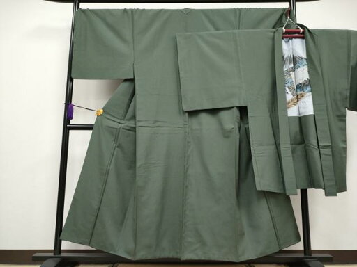 平和屋本店■極上 男性 紬 アンサンブル キングサイズ 色無地 岩井茶色 逸品 CYAA1894s5 平和屋本店■極上 男性 紬 アンサンブル キングサイズ 色無地 岩井茶色 逸品 CYAA1894s5