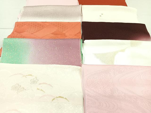 平和屋着物★和装小物　上質な帯揚げ　10枚セット　逸品　CAAN0886xi