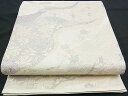 平和屋着物■佐賀錦 六通柄袋帯 流水蜀江向かい鶴花文 銀糸 逸品 n-yc2388