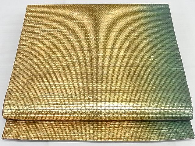 平和屋着物◎六通柄袋帯　霞文　正絹　逸品　AAAI3997Abw