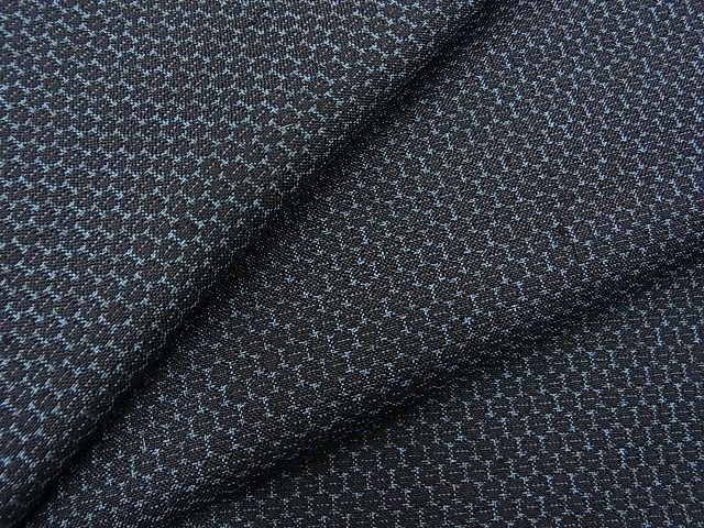 平和屋着物■男性 お召 100亀甲 逸品 n-ab0010