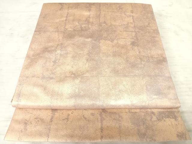 平和屋着物◎六通柄袋帯　霞文　正絹　逸品　AAAX7462yx