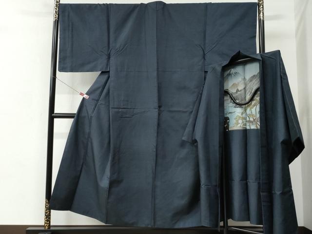 平和屋着物●男性 本場大島紬 アンサンブル 100亀甲 総詰め 正絹 逸品 CABC6546yc