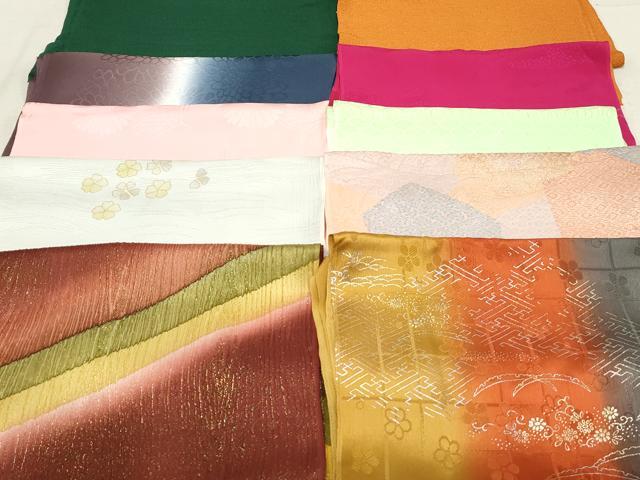 平和屋着物★和装小物 上質な帯揚げ 10枚セット 逸品 DAAM7533qa