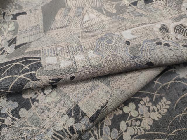 平和屋着物▽生紬　単衣　宍色　正絹　逸品　DAAR9473op 楽天市場】生紬の通販