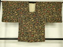 平和屋着物■道行コート 更紗花鳥文 正絹 逸品 DAAL9228cm