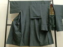 平和屋着物■男性 本場大島紬 アンサンブル 絣文様 正絹 逸品 BAAP5290ev