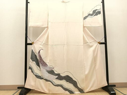 平和屋着物■訪問着 刺繍 孔雀文 正絹 逸品 BAAQ5479yc 平和屋着物■訪問着 刺繍 孔雀文 正絹 逸品 BAAQ5479yc