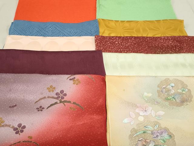 平和屋着物★和装小物　上質な帯揚げ　10枚セット　逸品　DAAM7537qa