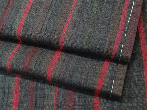 平和屋着物●上質な紬 竜巻絞り 縞 正絹 逸品 未使用 CAAR8023vf 平和屋着物●上質な紬 竜巻絞り 縞 正絹 逸品 未使用 CAAR8023vf