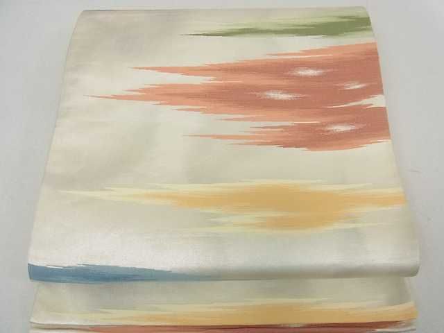 平和屋着物■六通柄袋帯　霞文　逸品　ma2360