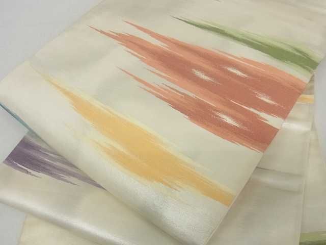 平和屋着物■六通柄袋帯　霞文　逸品　ma2360