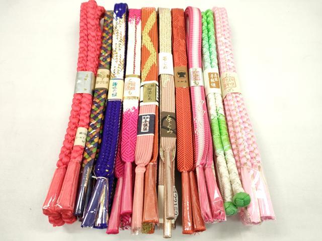 Other - 平和屋着物●和装小物　帯締め10本セット　高麗組　笹浪組　鴨川組　伊勢丹扱い　金銀糸　逸品　未使用　CABF7256ju