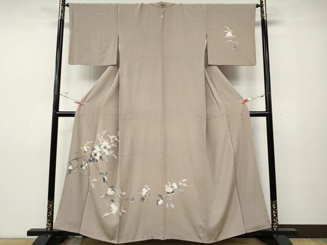 平和屋着物▽付下げ 反物 着尺 本加賀友禅作家 南克治 彩綾織