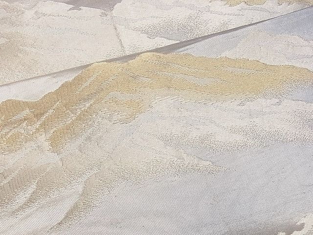 平和屋着物■西陣　六通柄袋帯　遠山文　金銀糸　逸品　eg0215