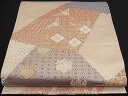 平和屋着物■六通柄袋帯 唐織 切嵌吉祥宝尽くし文 金糸 逸品 n-pk1983
