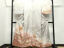 平和屋着物●訪問着 刺繍 流水花筏文 金彩 正絹 逸品 CAAW3927vf