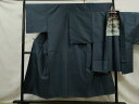 平和屋着物■男性 本場大島紬 アンサンブル 吉祥文 正絹 逸品 CAAR7061dy