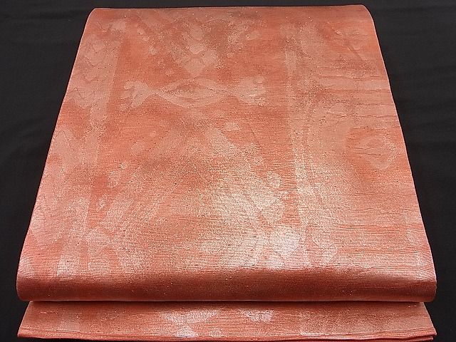 平和屋着物■六通柄袋帯　吉祥文　銀糸　逸品　n-hj2956