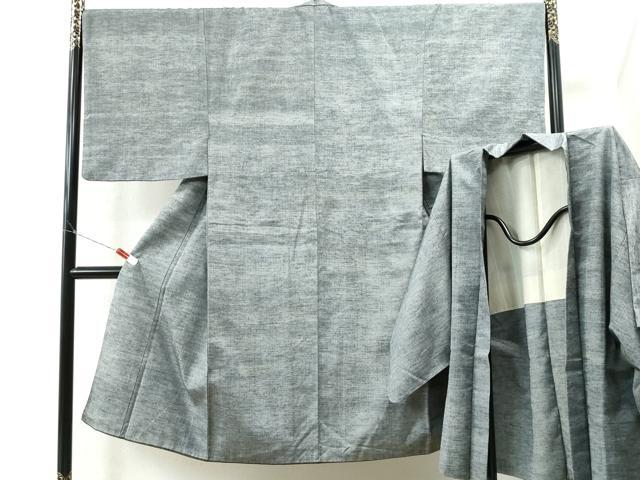 平和屋着物●男性 紬 アンサンブル 霞文 正絹 逸品 CAAS6772yc