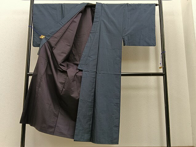 平和屋着物■男性　アンサンブル　本場大島紬　80亀甲　正絹　逸品　BAAL7063sa