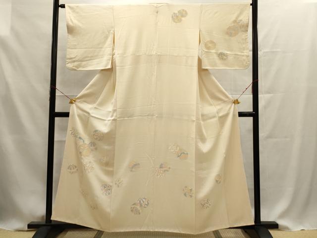 平和屋着物■訪問着 刺繍 手毬文 正絹 逸品 AAAU7562ru