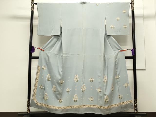 平和屋着物●訪問着　刺繍　吉祥花文　正絹　逸品　CAAS0225th