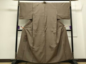 平和屋着物●京の名門・菱屋六右ェ門 紬 訪問着 能 正絹 逸品 CAAS0247th