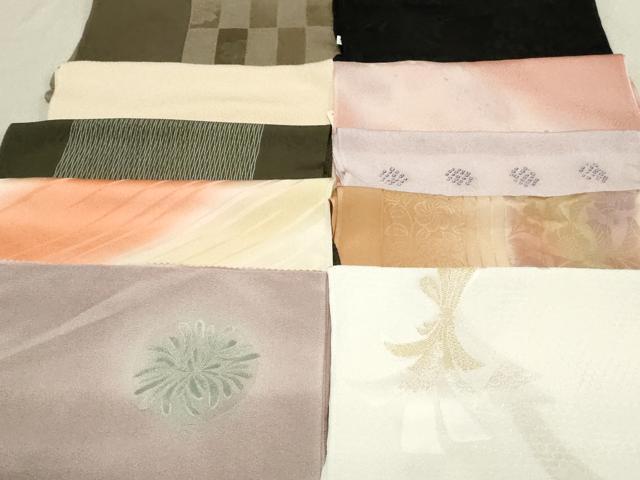 平和屋着物★和装小物 上質な帯揚げ 10枚セット 逸品 DAAM7642qa