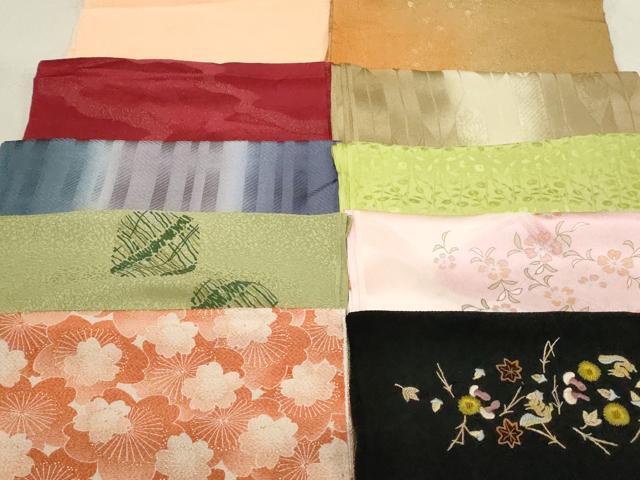 平和屋着物★和装小物 上質な帯揚げ 10枚セット 逸品 DAAM7645qa