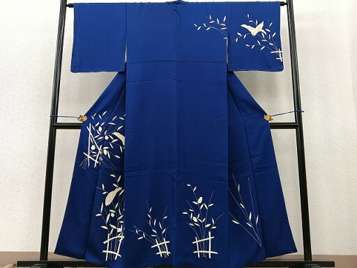 平和屋着物■訪問着 手描き 花鳥文 正絹 逸品 BAAR7666am 平和屋着物■訪問着 手描き 花鳥文 正絹 逸品 BAAR7666am