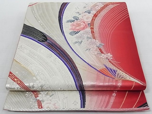 平和屋着物◎六通柄袋帯 花蝶文 金銀糸 正絹 逸品 AAAH9788Aru heiwaya-10381767 平和屋 パッケージ画像
