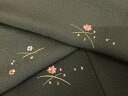 平和屋着物●総刺繍 小紋 吹き寄せ文 金糸 正絹 逸品 AAAU4324np