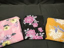 平和屋本店■浴衣 まとめて 3点 蝶 薔薇 花柄 紫陽花 綿紅梅 など 着用可能多数 ppp2277 km