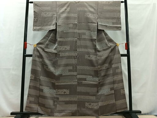 平和屋着物■上質な小紋 横段吉祥花文 正絹 逸品 未使用 AAAS6729jh 平和屋着物■上質な小紋 横段吉祥花文 正絹 逸品 未使用 AAAS6729jh