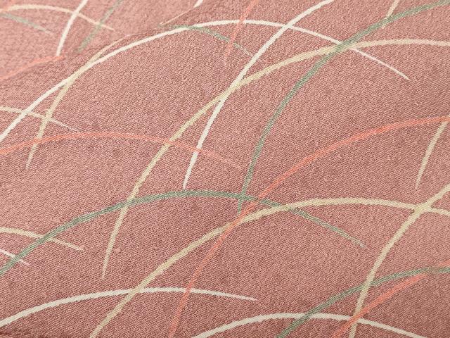 平和屋着物■上質な小紋 芝草文 正絹 逸品 CAAZ5392ev