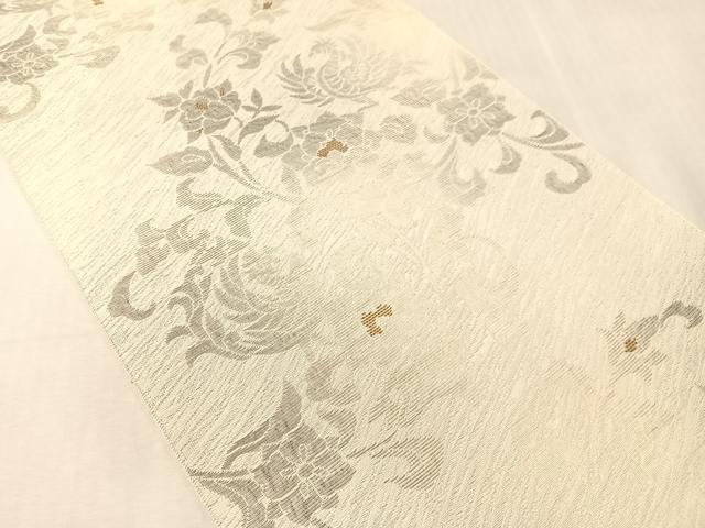 平和屋の平和屋着物●本場筑前博多織　八寸名古屋帯　更紗唐草文　正絹　逸品　CABJ7266vp｜アングル2