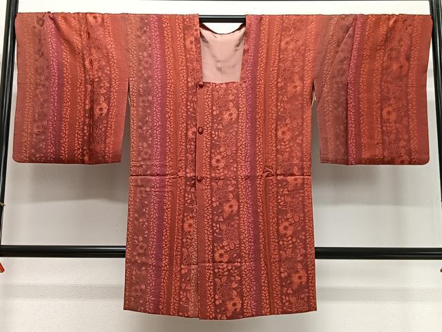 Kimono - 平和屋着物∞道行コート　辻が花　ロング丈　正絹　逸品　CABD4600ua