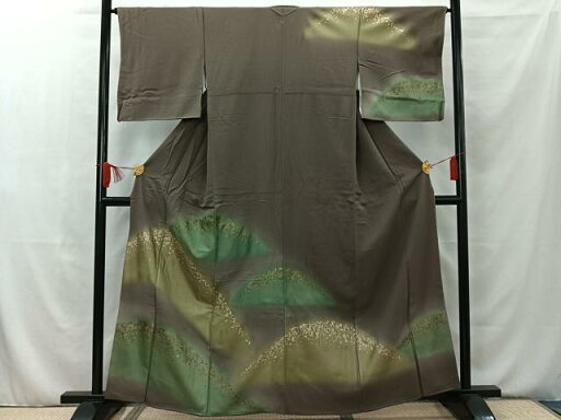 平和屋着物■訪問着 霞文 暈し染め 金彩 正絹 逸品 AAAT2424jh 平和屋着物■訪問着 霞文 暈し染め 金彩 正絹 逸品 AAAT2424jh