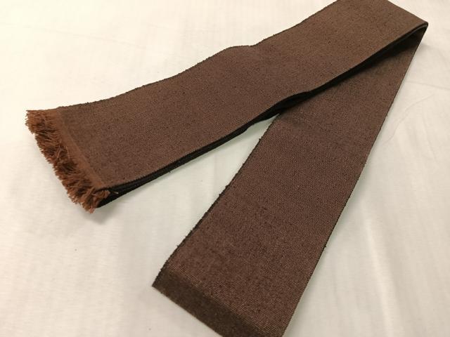 平和屋着物●男性　角帯　黒鳶色　CABJ7439vp