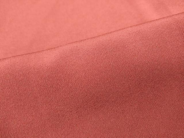 Rakuten - 平和屋着物■上質な色無地　海老茶色　正絹　逸品　DABC0852qa